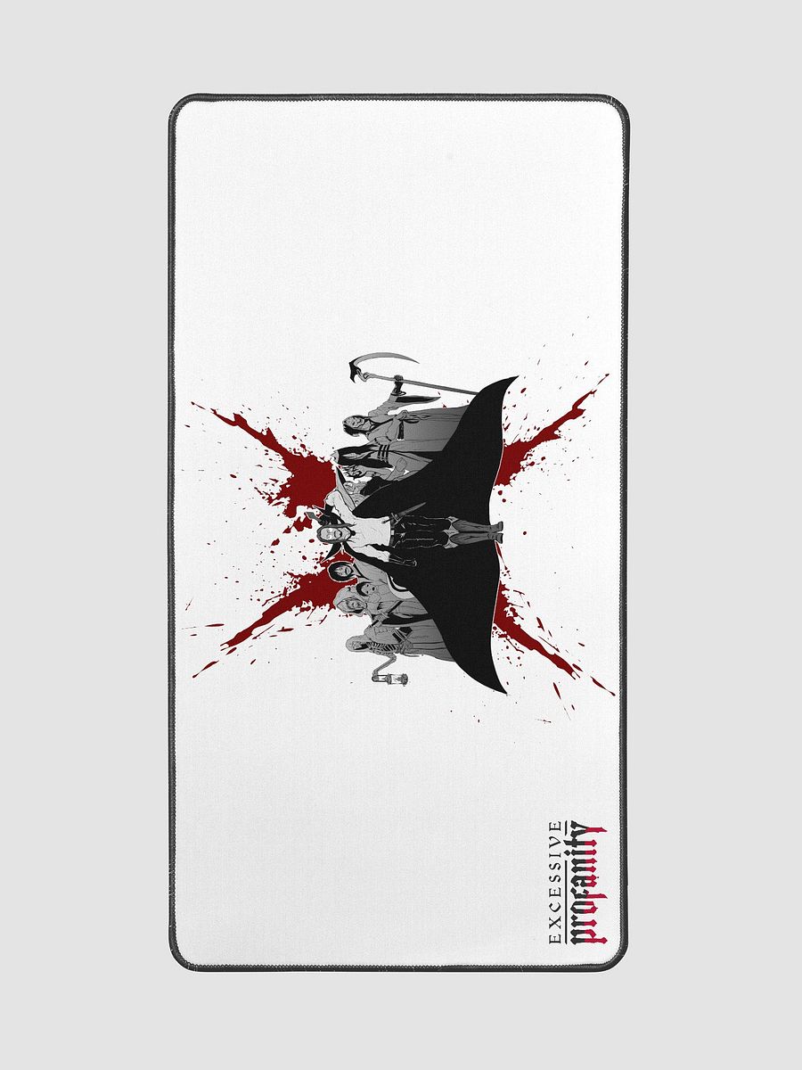 3rd Anniversary Desk Mat (White): the E(x)ecutioners product image (2)