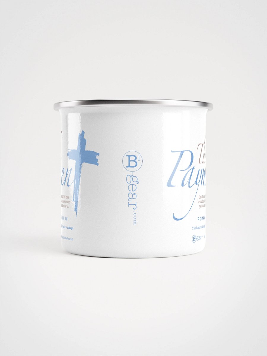 Mug, The Road to Salvation, Step 3, THE PAYMENT/Accept, Premium Enamel Mug product image (6)