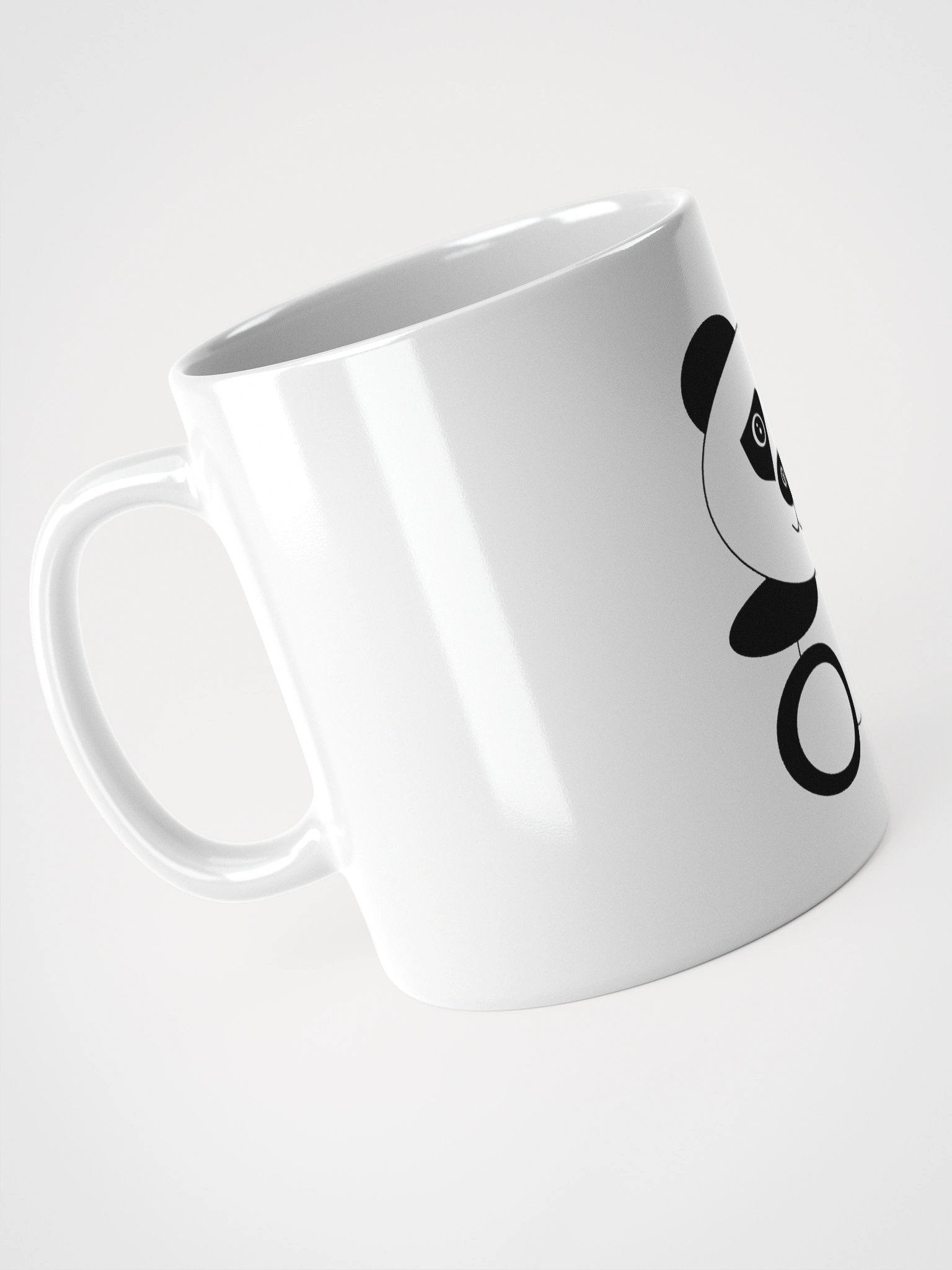 Panda Smile White Glossy Mug product image (7)