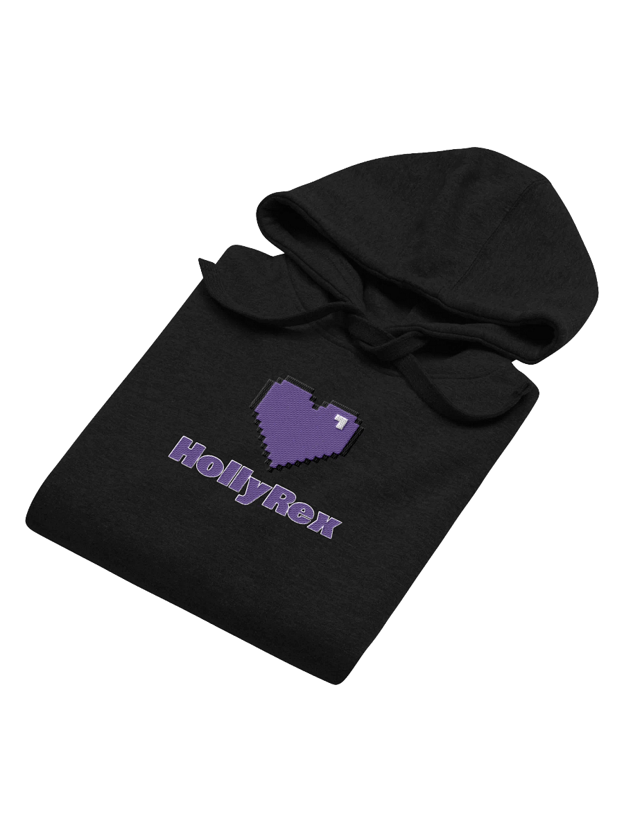 HollyRex Pixel Heart Embroidered Hoodie product image (46)