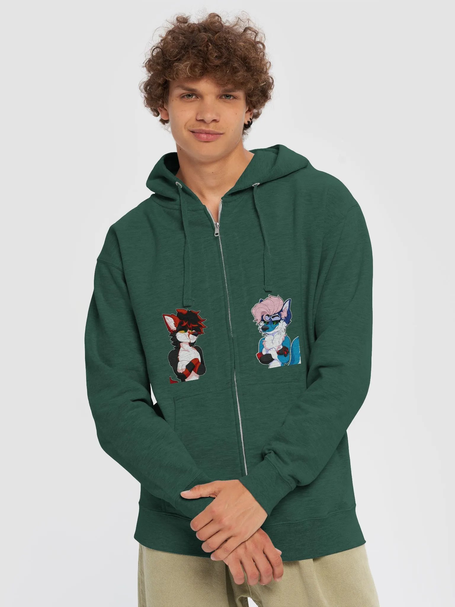 Darksies Vs. Angelestro Zipper Hoodie product image (1)