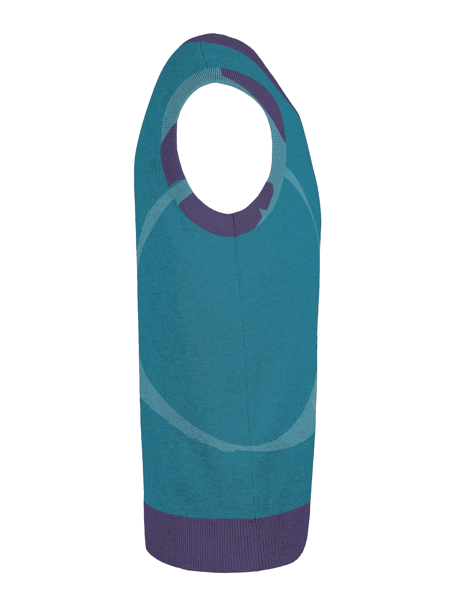 Teal Oshi Mark Vest product image (5)