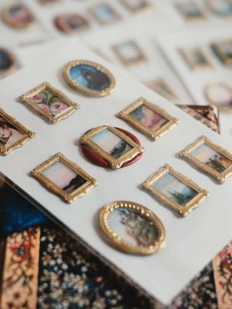 Handmade Sticker Gallery Sheet- Pack of 9 product image (6)