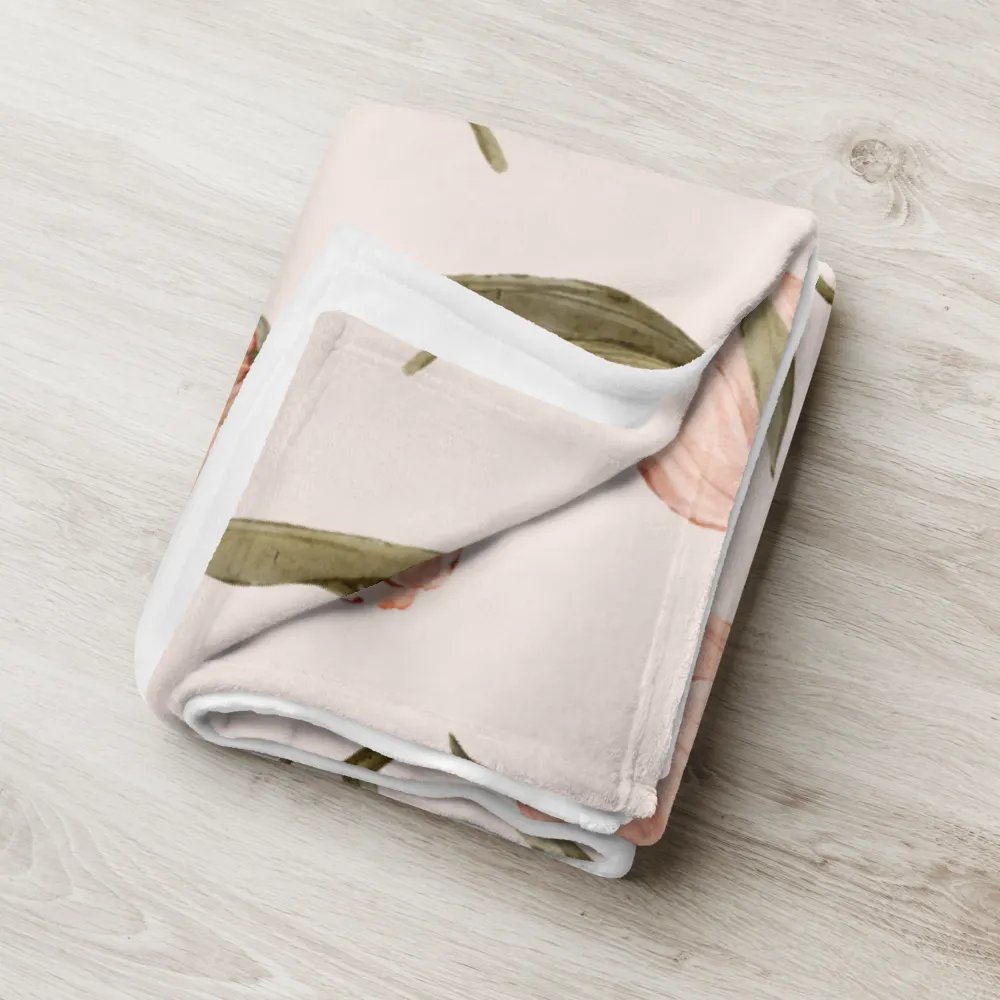 Velvet blanket with pink tulips product image (18)