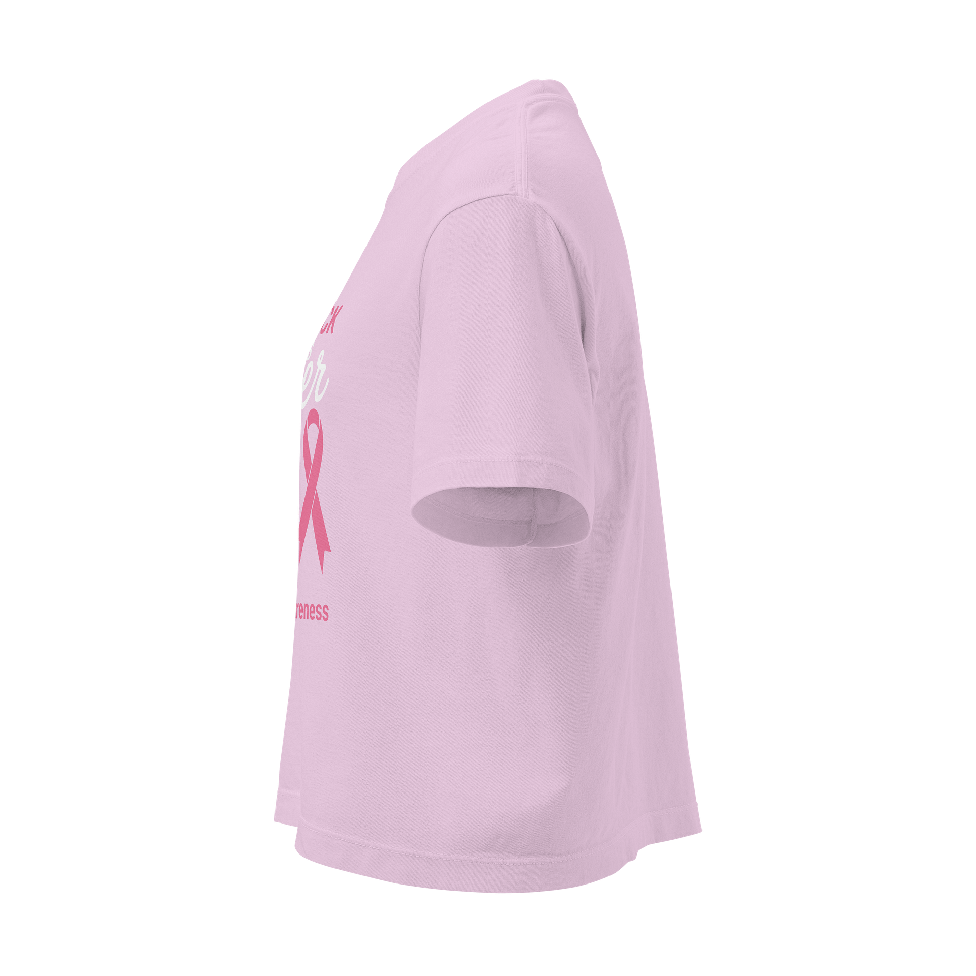 Fighter Warrior Survivor - Breast Cancer Awareness Heavyweight Boxy T-Shirt product image (3)
