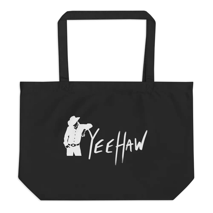 Cowboy Tote Bag (White) product image (1)