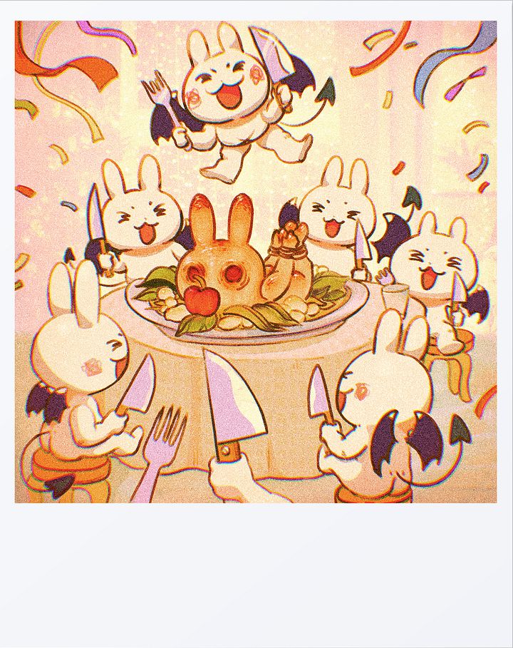 Feast Polaroid Print product image (1)