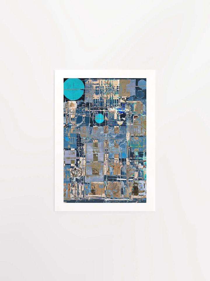 'Harmony in Hues' by Edward Martin : Abstract Geometric Poster product image (2)