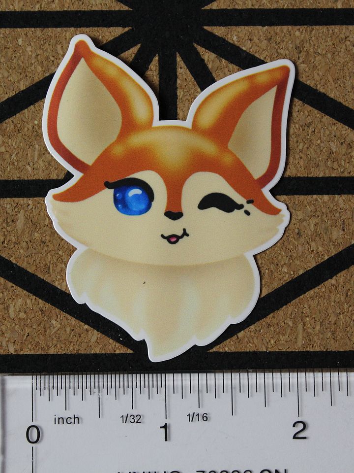 Winks fox sticker product image (1)
