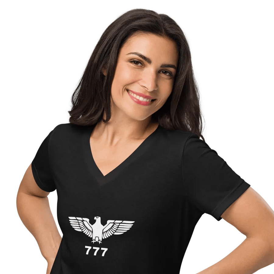 EAGLE 777 WOMENS V NECK T SHIRT product image (10)