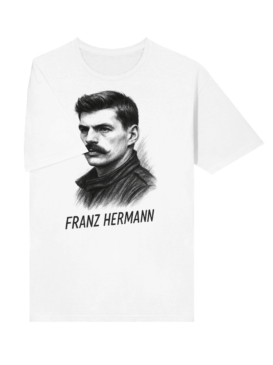 Vintage Franz Hermann Monochrome Portrait T-Shirt product image (5)