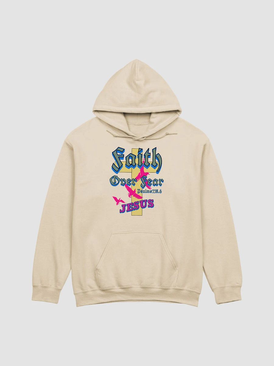 Faith Over Fear Jesus Cross Hoodie product image (19)