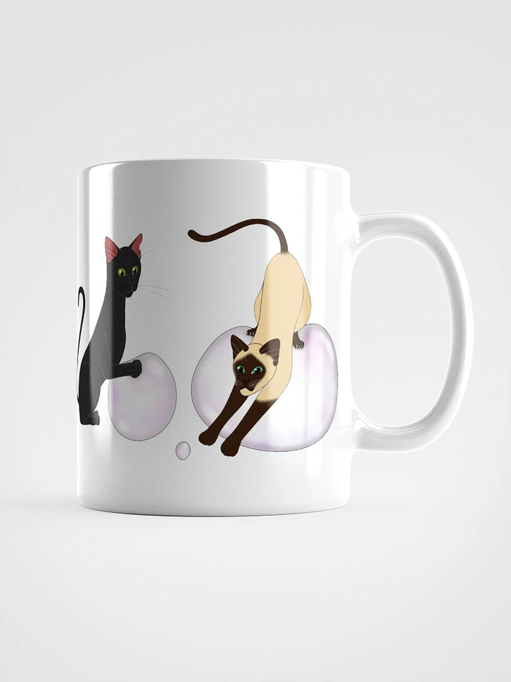 Black Cat and Siamese Cat Bubble Mug product image (1)