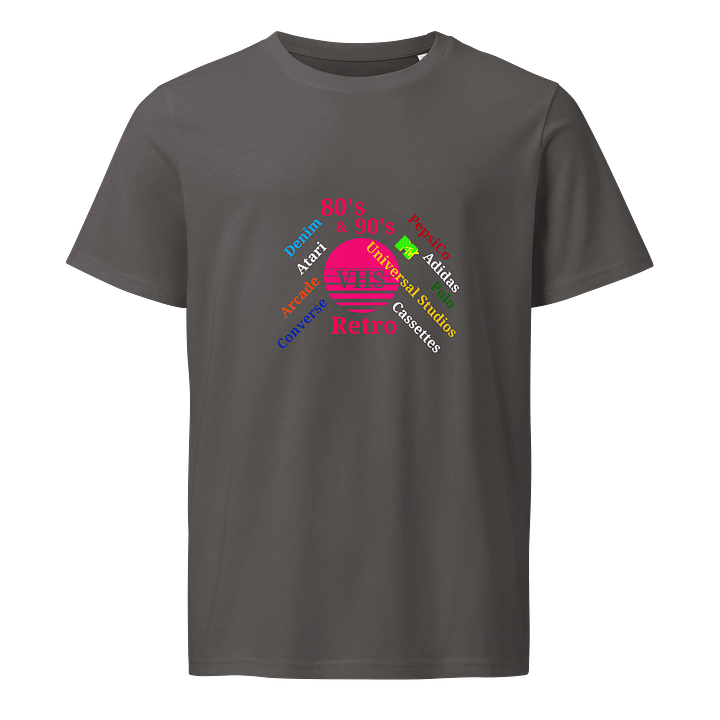 Retro VHS Nostalgia Organic T-Shirt product image (1)