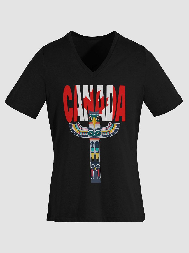 Canadian Totem V-Neck Tee product image (2)