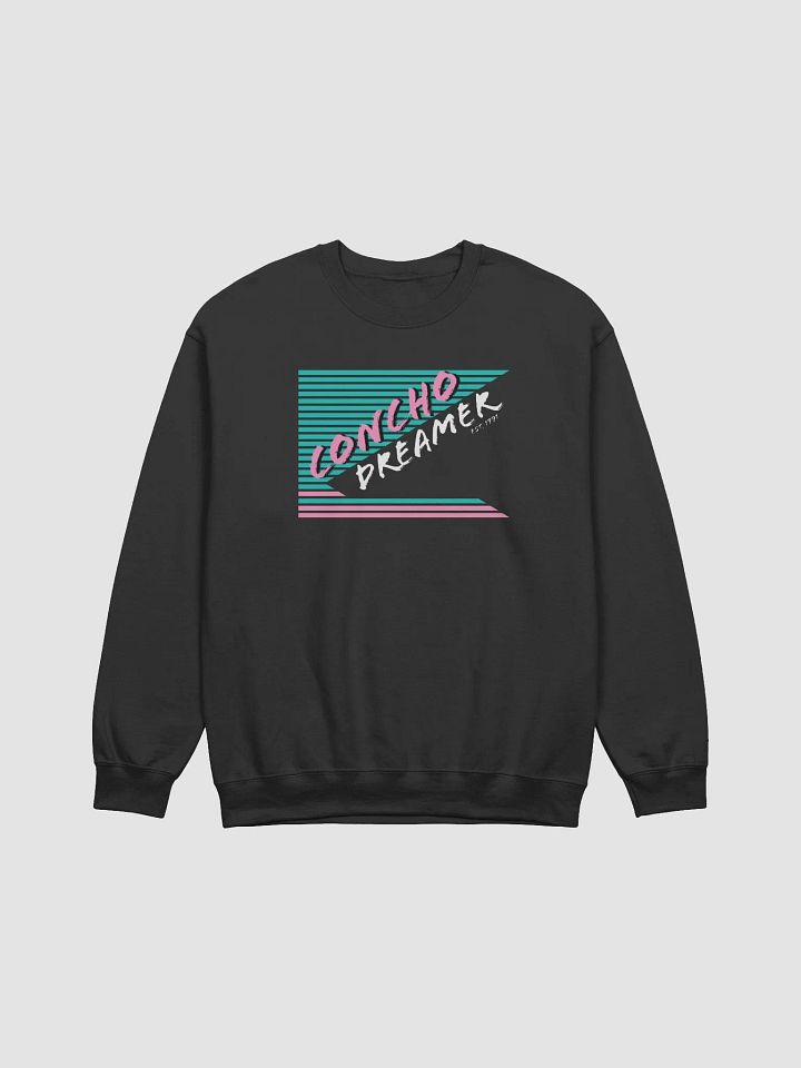 Retro ConchoDreamer Black Crewneck Sweater product image (2)