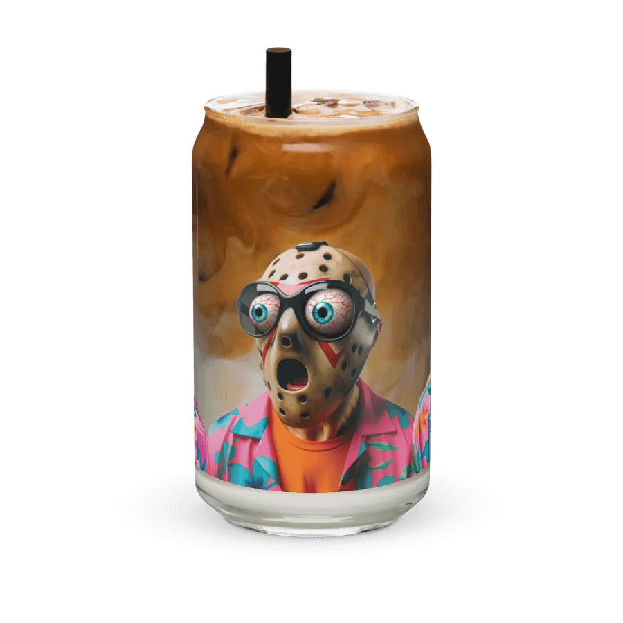 Crazy Eyes Can-Shaped Glass product image (7)
