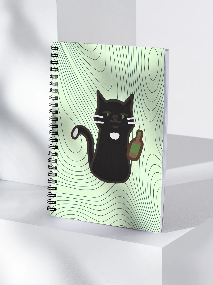 Tipsy Tippy Spiral Notebook product image (4)