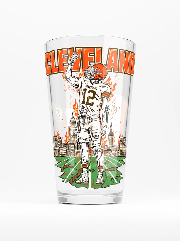 Cleveland, Welcome to Football Pint Glass product image (1)