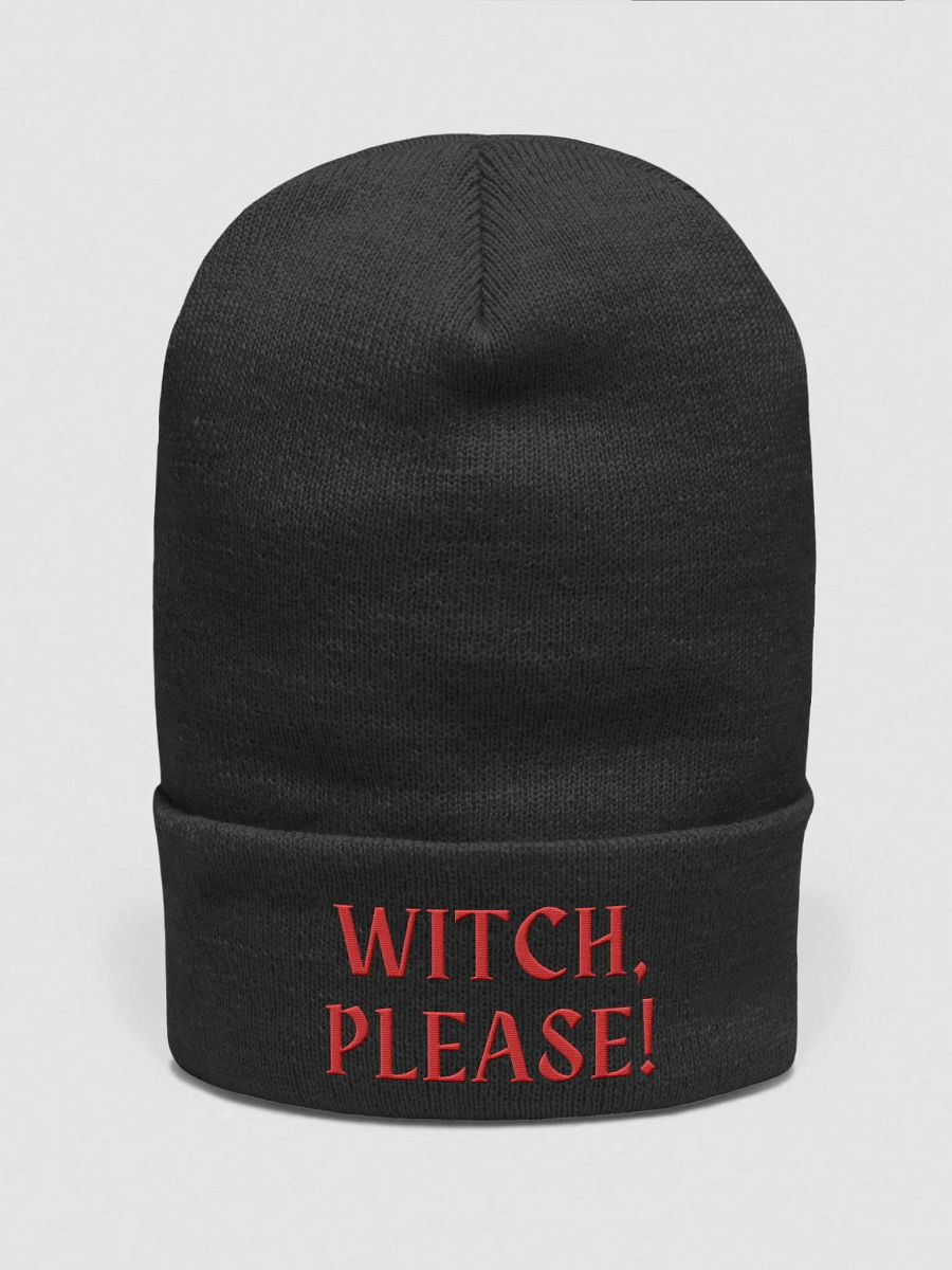 WITCH, PLEASE! Embroidered Beanie product image (1)