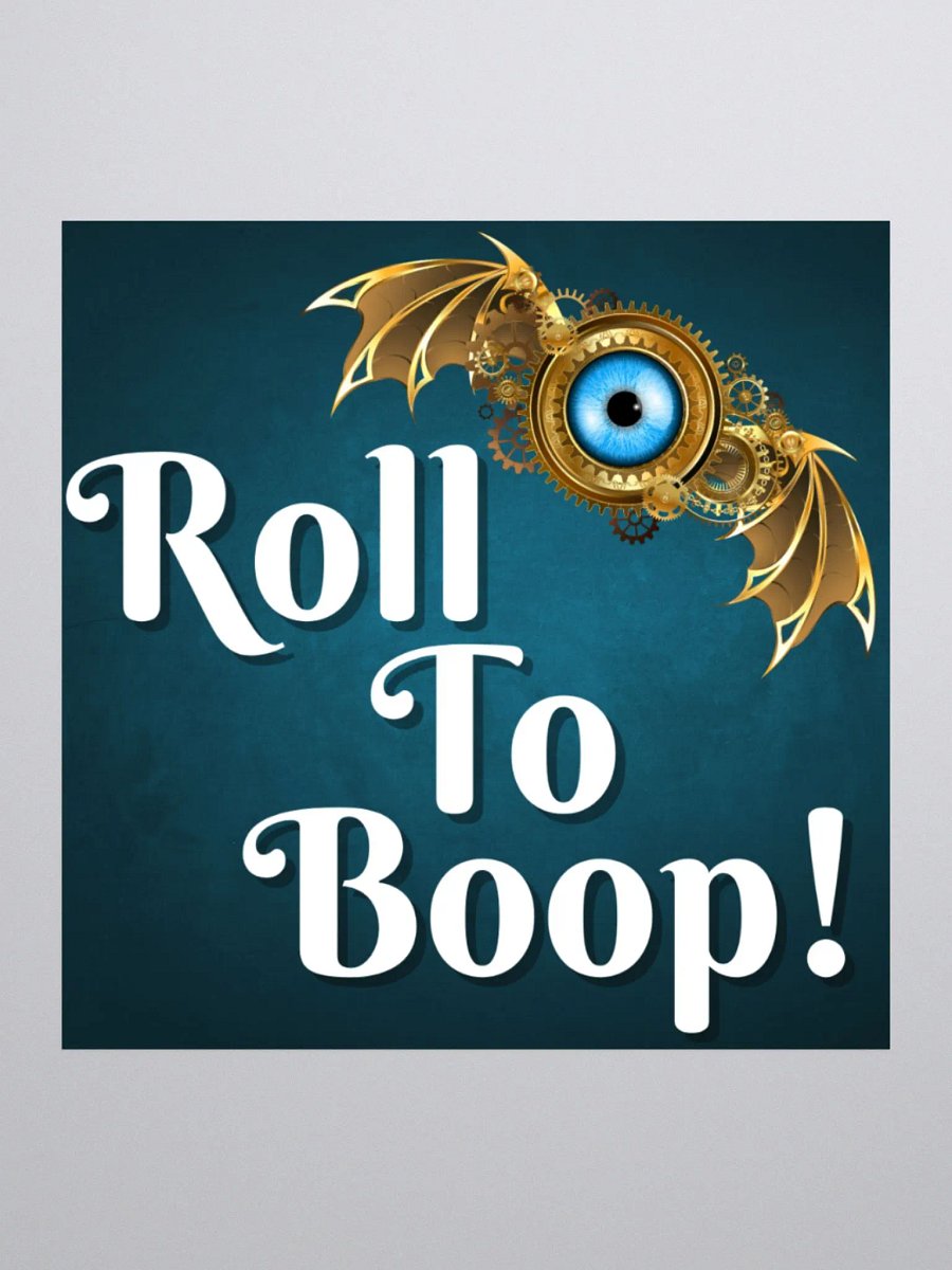 Roll to Boop Sticker product image (1)