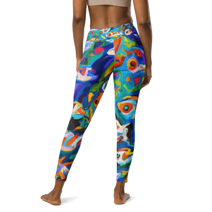 FIJI Vibrant Fish Dance Yoga Leggings product image (2)