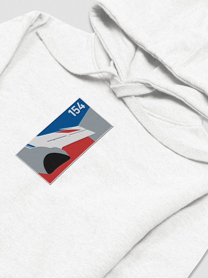 Embroidered TU-154 Tail Hoodie product image (1)