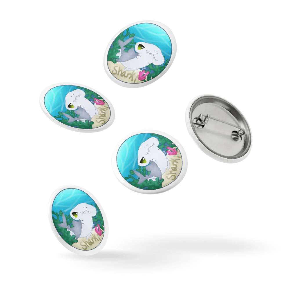Sharki V Logo Pins 5-piece product image (9)