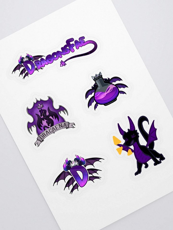 Dracaena Kingdom Sticker Sheet product image (1)