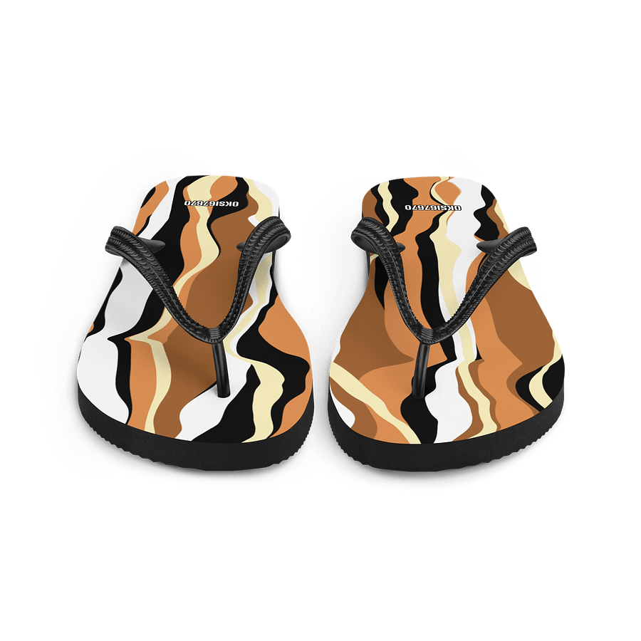 Undulating Stripes Custom Flip-Flops product image (4)