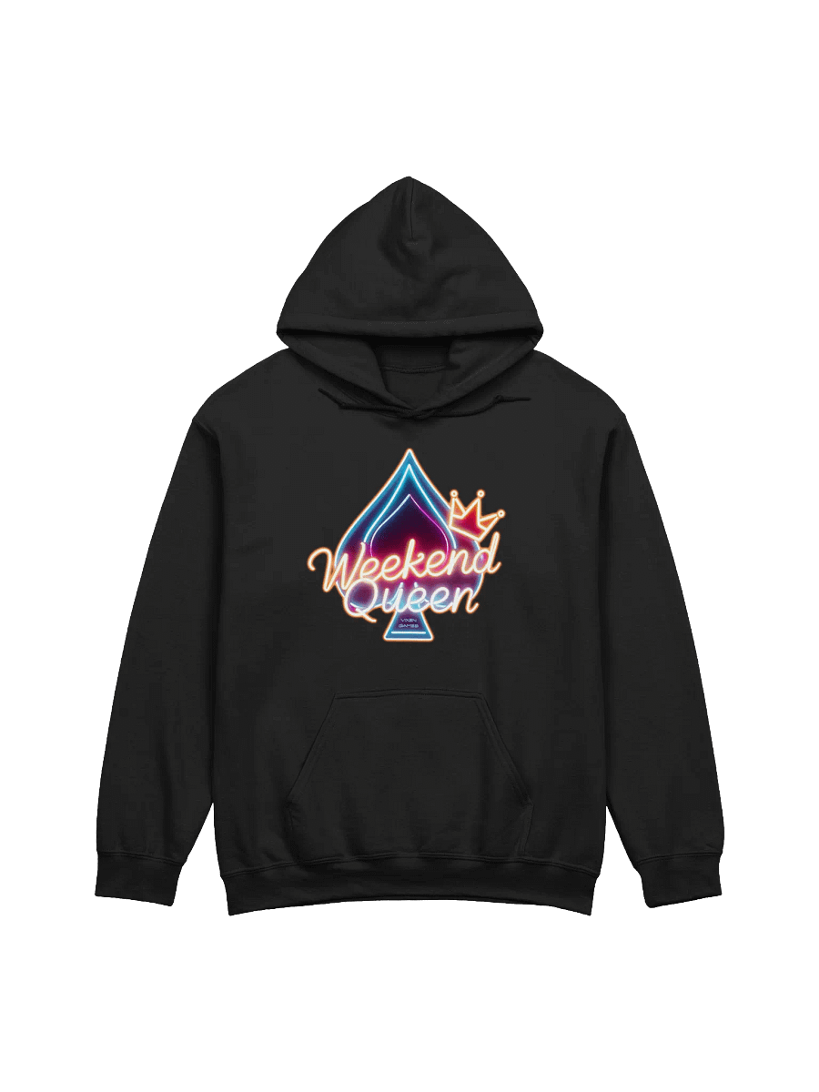 Glow Neon Weekend Queen Of Spades Hoodie product image (3)