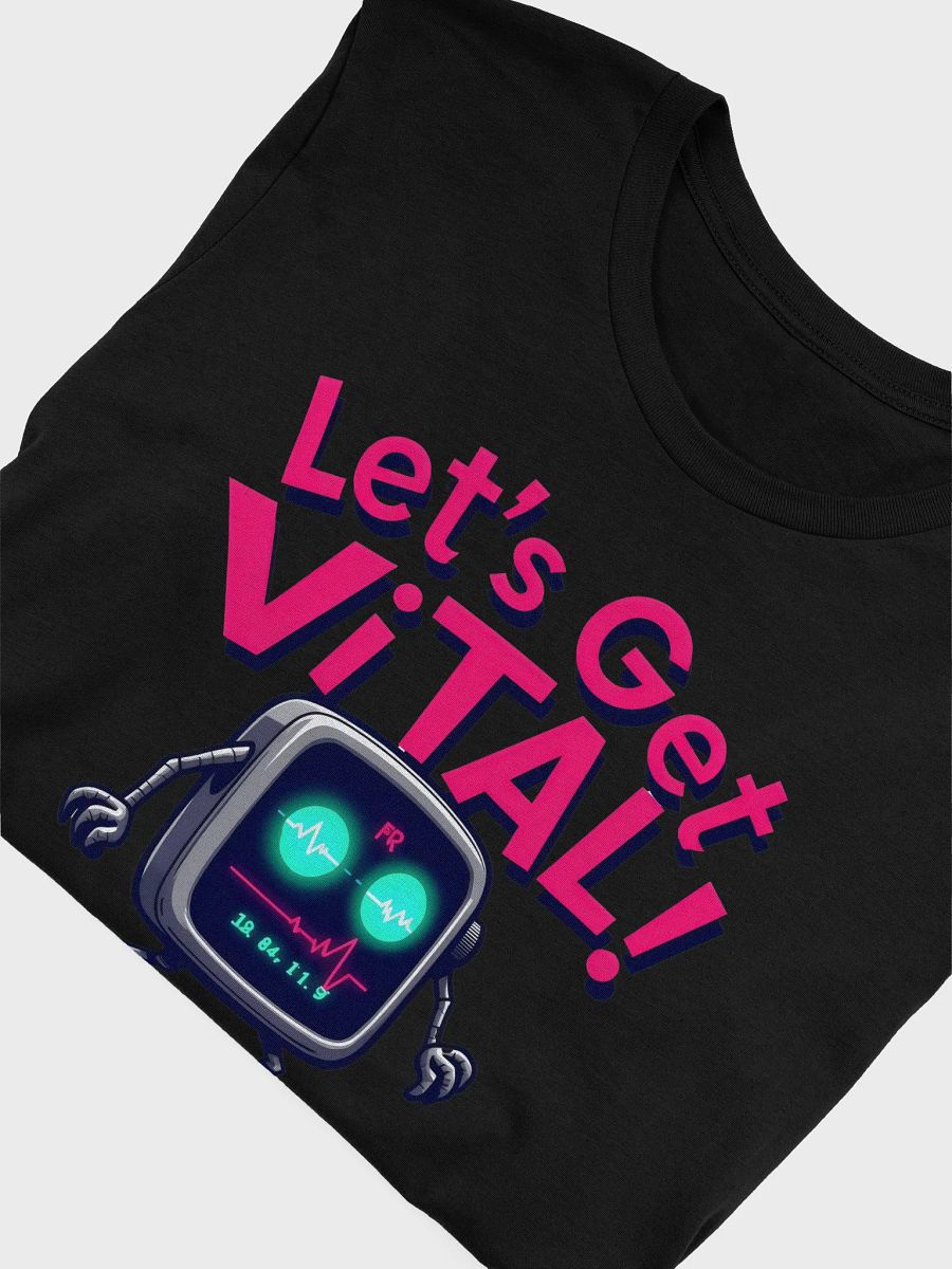 vitals checker, Vital Robot Heart T-Shirt product image (55)