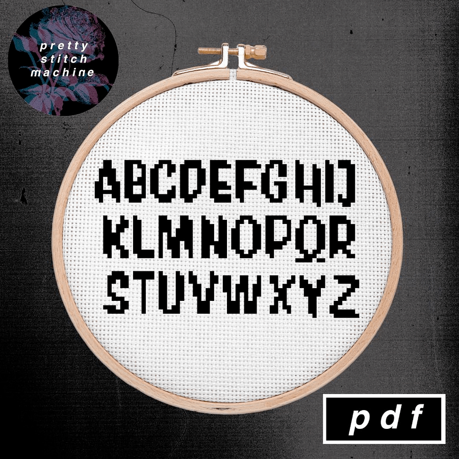 Small Hand Painted Signage Lettering Alphabet / Font Pattern product image (1)