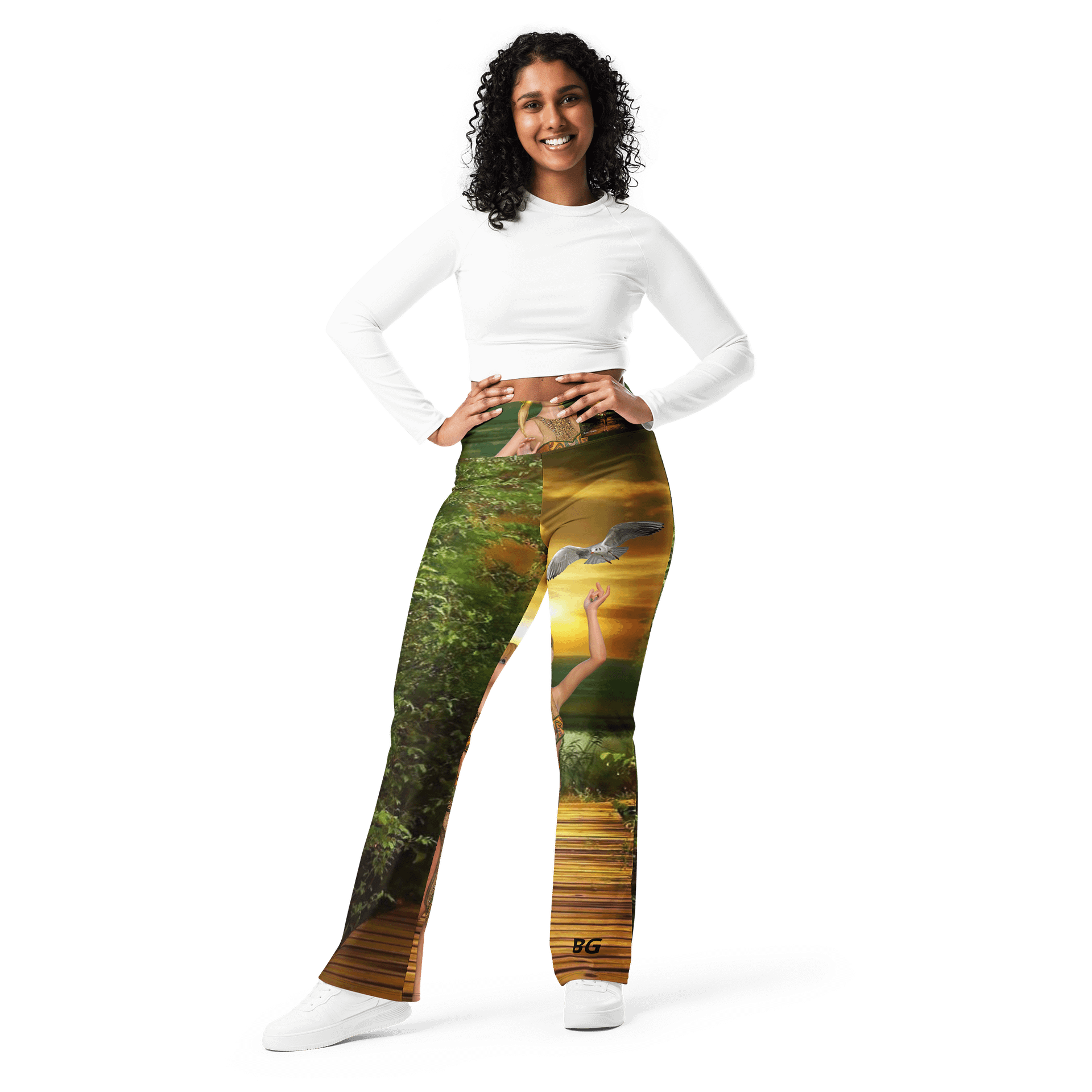 'Elven Stories - The Night of Your Return' Flare Leggings product image (10)