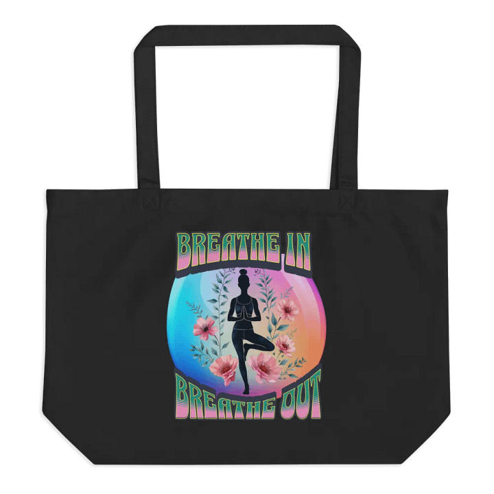 Breathe In Breathe Out Yoga Tote product image (1)
