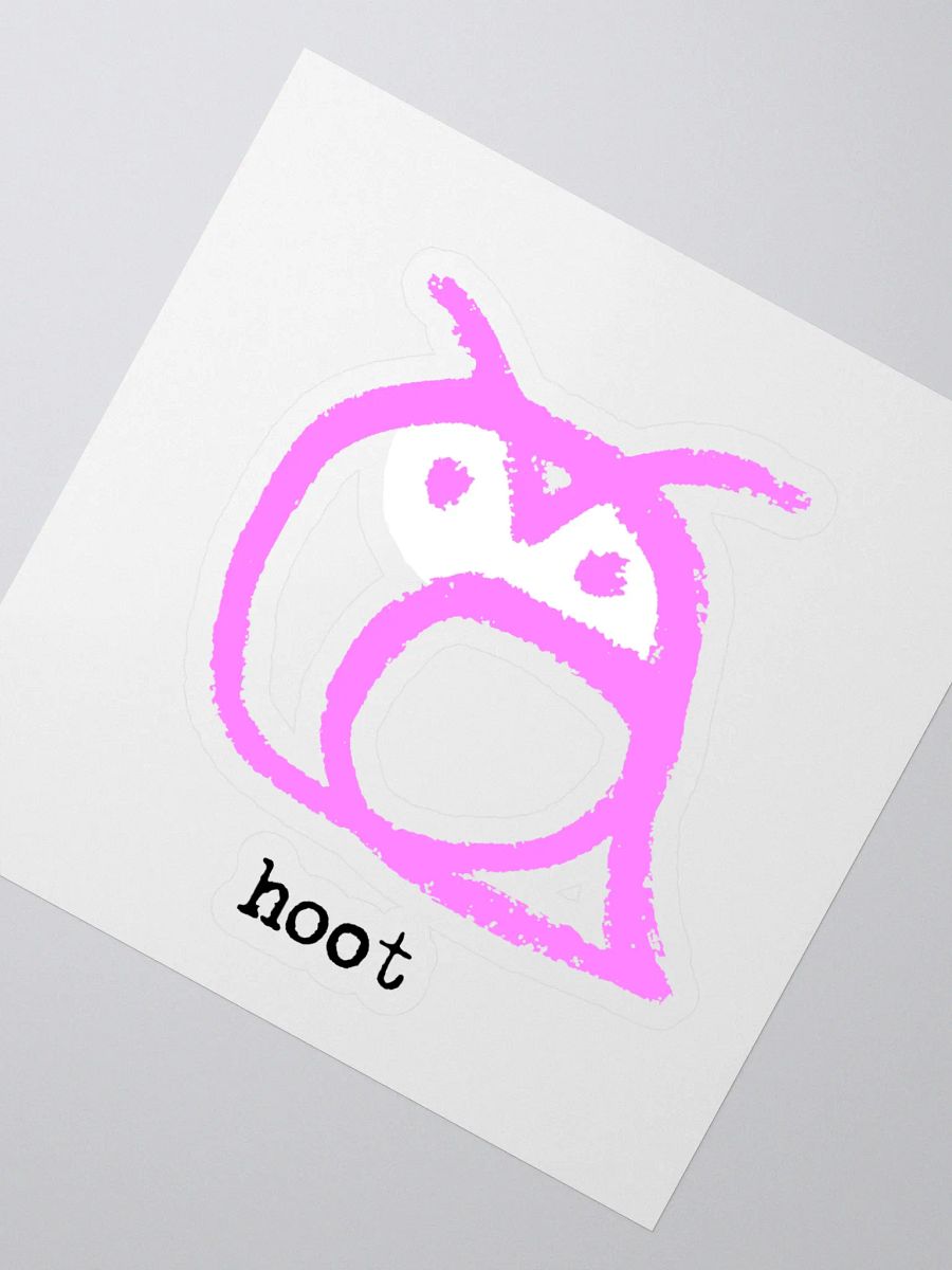 hoot sticker product image (2)