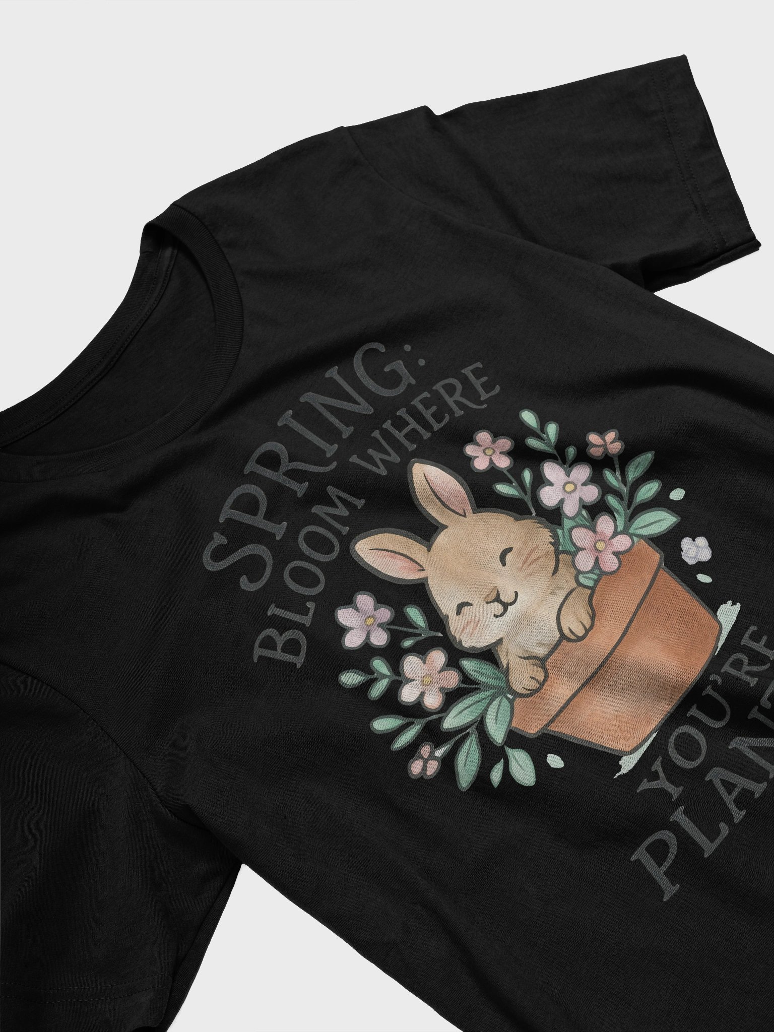 Spring Bunny Blossom T-Shirt product image (3)