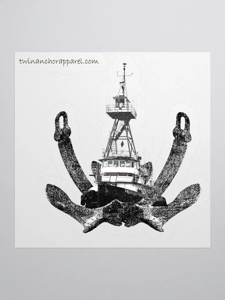 Twin Anchor & Tug CE Kiss Cut Stickers product image (3)