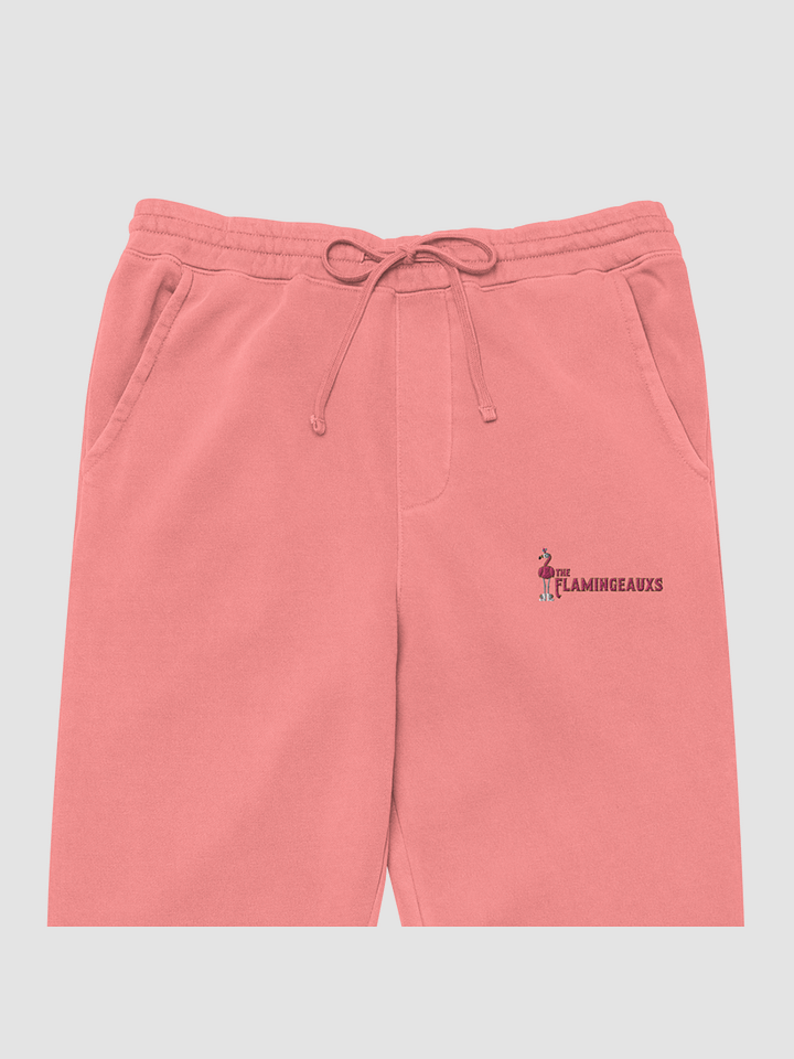 Unisex Pigment-Dyed Sweatpants [PINK] Alt Logo product image (2)