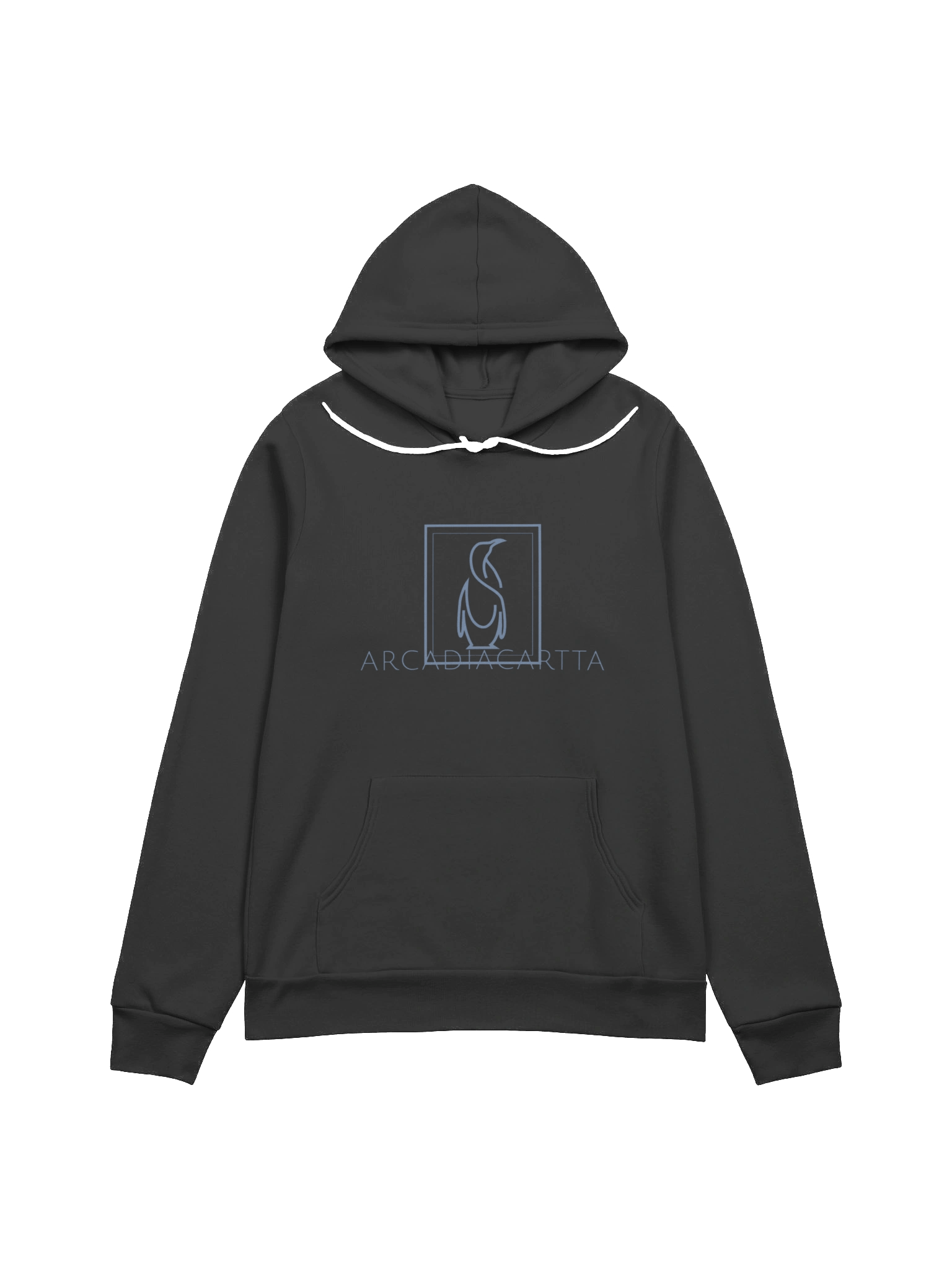 Monochrome Penguin Minimalist Logo Hoodie product image (1)