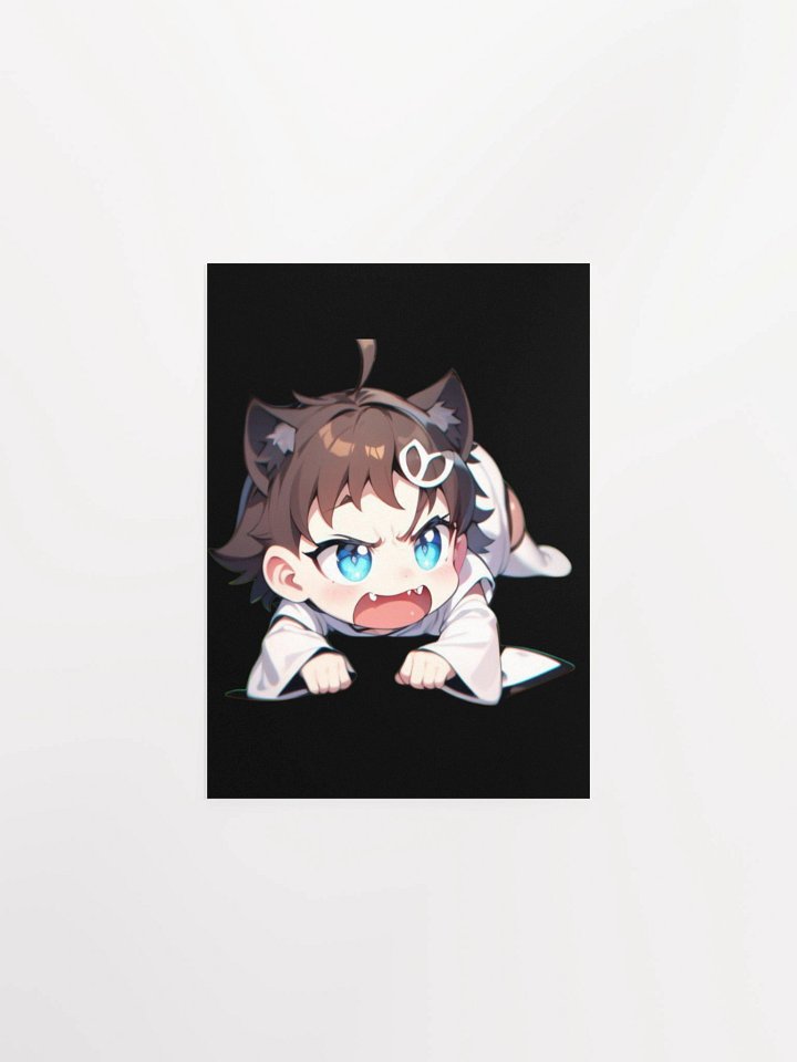 Hissing Feline Determination Poster product image (3)