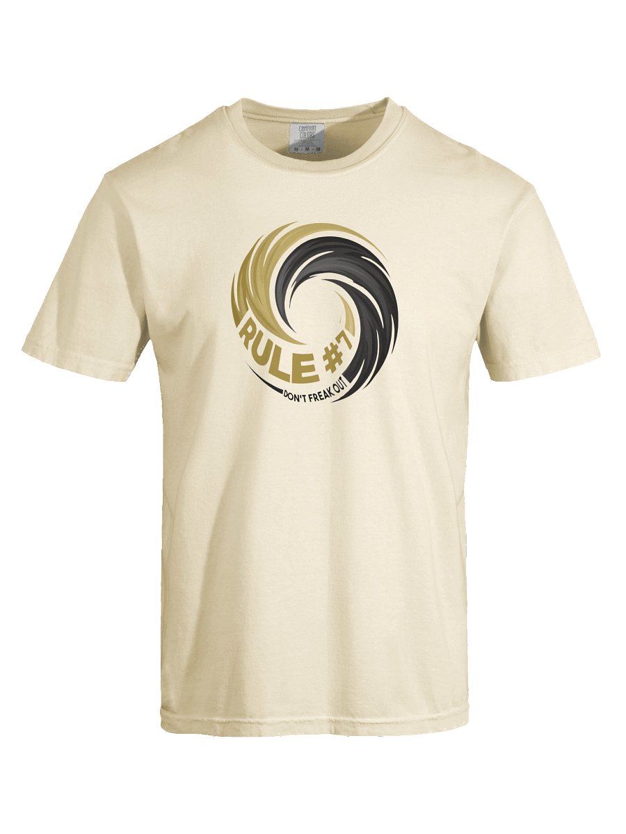 Rule #7 Statement Tee Black and Gold product image (70)