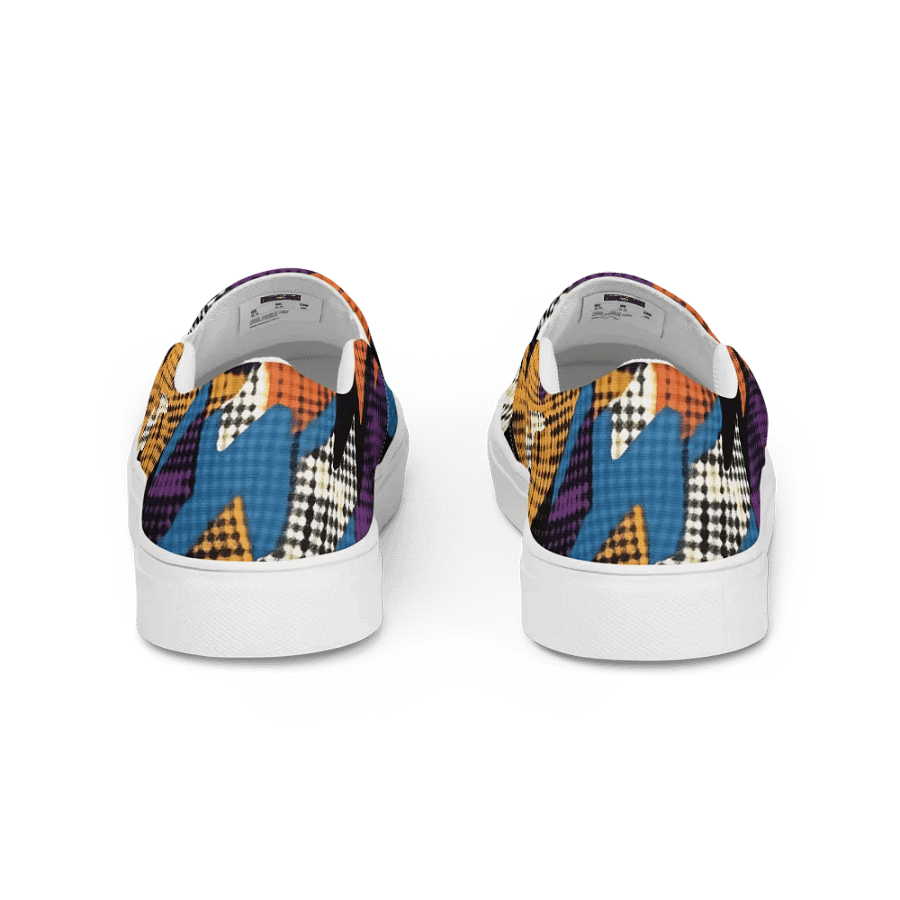 Geometric Pop Art | Women's Slip-On Canvas Shoes product image (4)