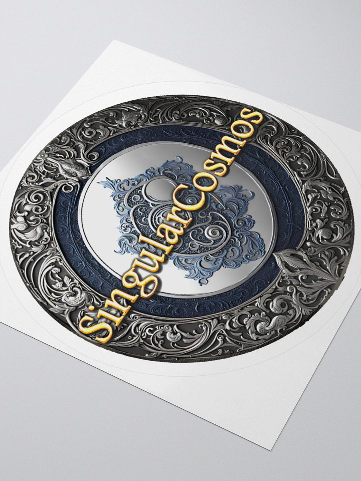 Singular Cosmos Kiss-Cut White Sticker product image (2)