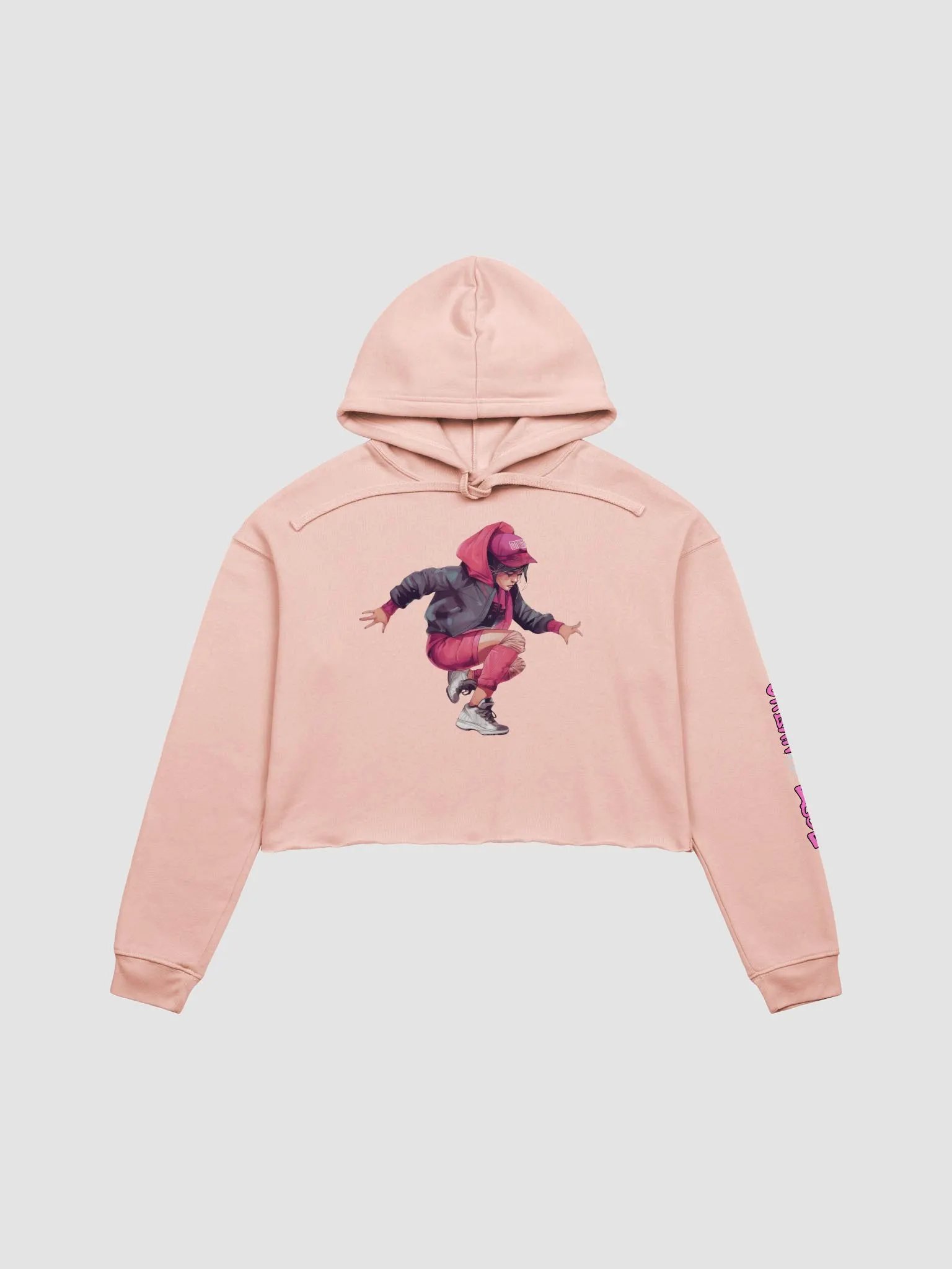 Urban Edge Women's Dynamic Hip-Hop Crop Hoodie product image (1)