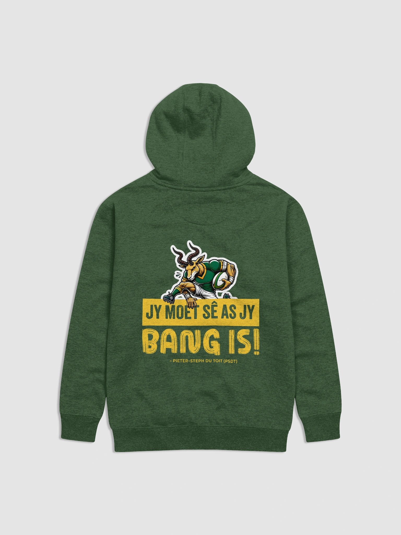 Jy moet sê as jy bang is! Unisex Hoodie product image (8)