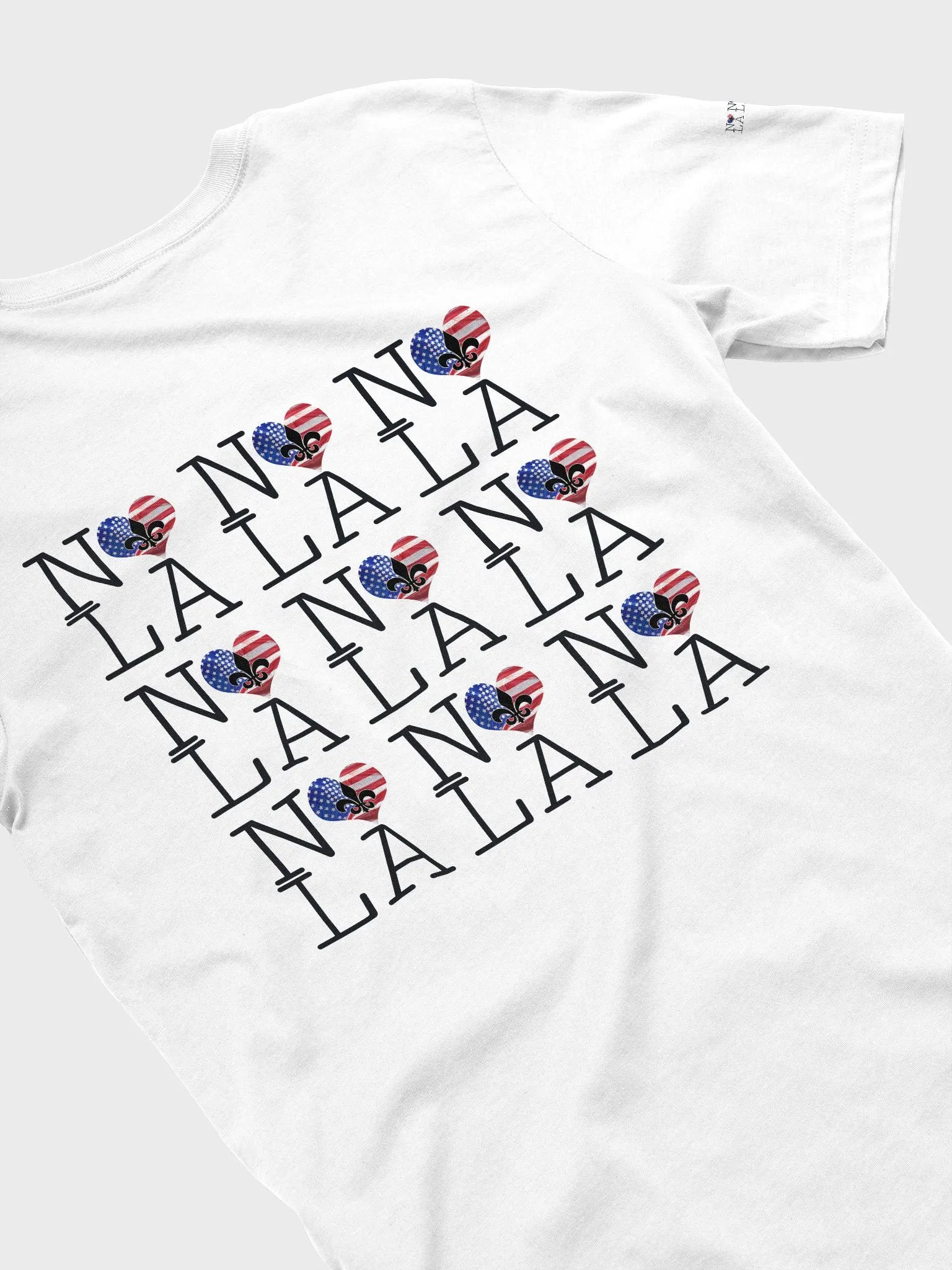 I LOVE NOLA **SUPERSOFT LEGACY TEE** (USA HEART LEGACY BACK + SLEEVES) product image (4)