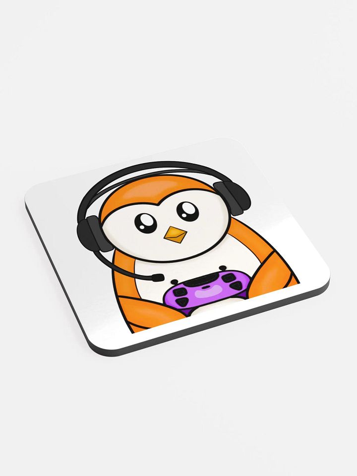 Gamer Penguin Coaster - Orange product image (2)