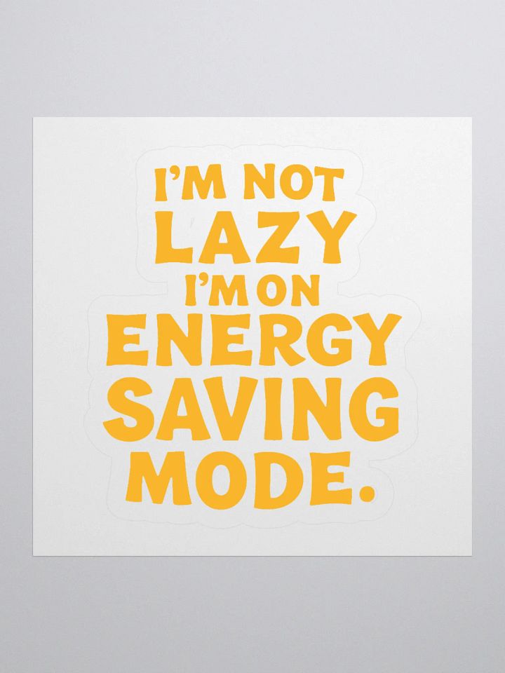 Energy Saving Mode Sticker Set product image (2)