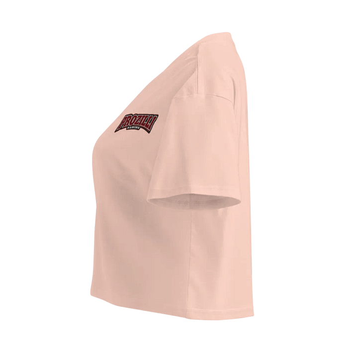 Prozilli Gaming Women's Crop Top – Minimalist Logo Streetwear product image (2)